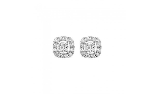 Gems One 14Kt White Gold Diamond (1/5Ctw) Earring