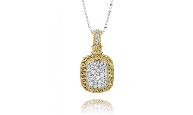 Vahan 14k Gold & Sterling Silver Diamond Pendant