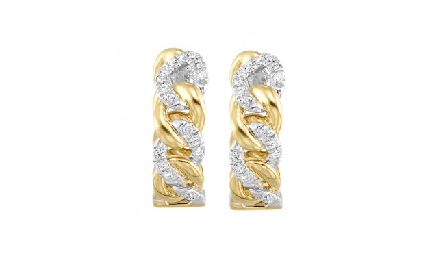 Gems One 14Kt Yellow Gold Diamond (1/6Ctw) Earring