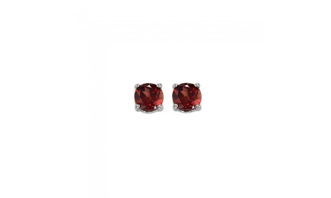 Gems One 14Kt White Gold Garnet (1/2 Ctw) Earring