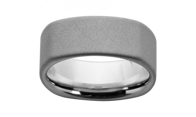 Serinium Square Band with Sandblast Finish