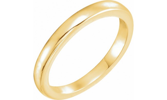 14K Yellow Solstice Solitaireu00ae #10=.75-1.25 CT Tapered Bombu00e9 Matching Band