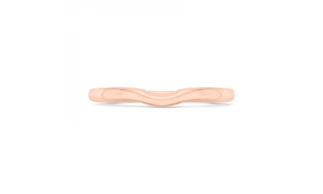 Shah Luxury 14K Rose Gold Diamond Wedding Band