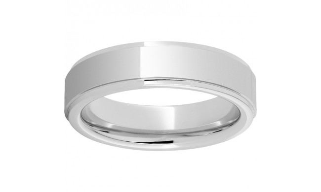Serinium Flat Band with Grooved Edges
