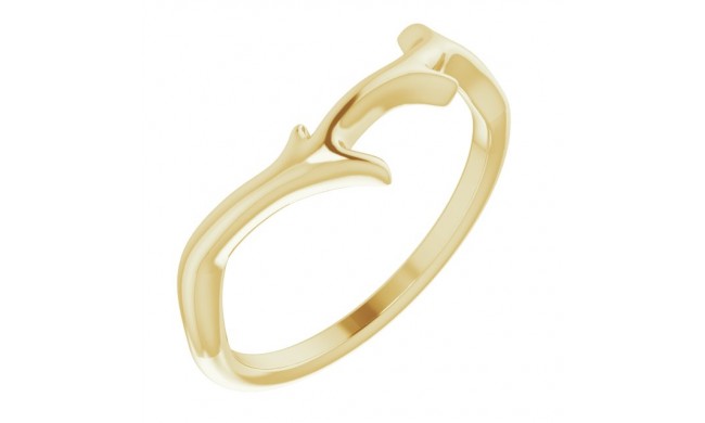 14K Yellow Branch Ring