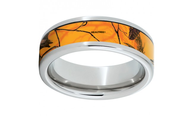 Serinium Pipe Cut Band with Realtree AP Blaze Inlay