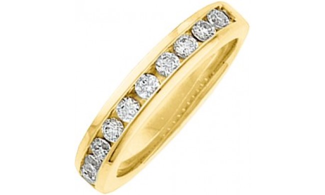 14K Yellow 3/8 CTW Diamond Anniversary Band