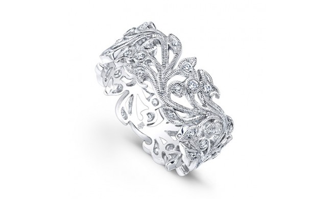 Beverley K 18k White Gold Diamond Band