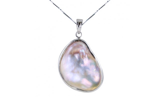 Imperial Pearl Sterling Freshwater Pearl Pendant