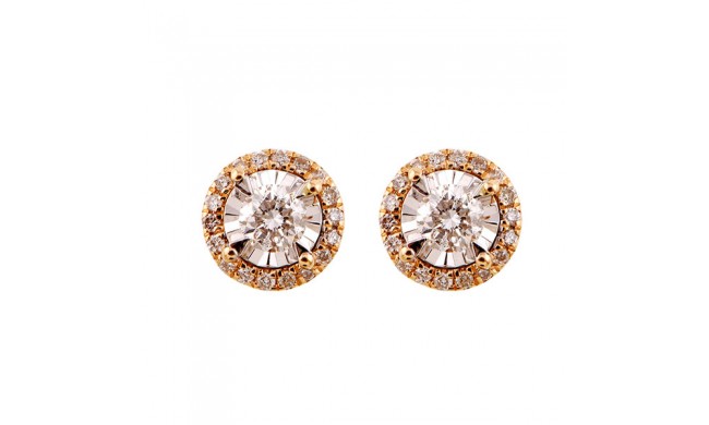 Gems One 14Kt Yellow Gold Diamond (1/3Ctw) Earring