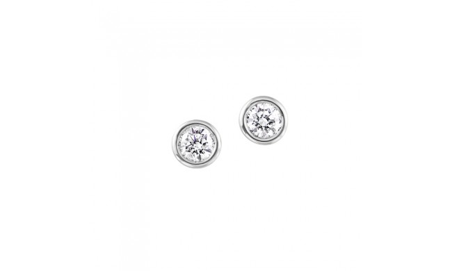 Gems One 14Kt White Gold Earring