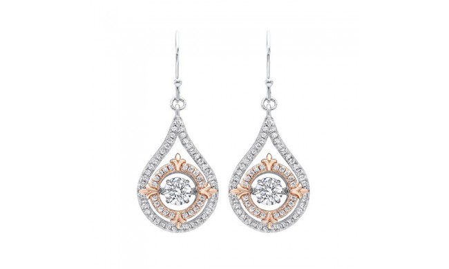 Gems One Silver Cubic Zirconia Earring