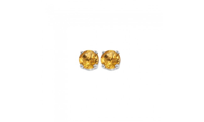 Gems One 14Kt White Gold Citrine (1 Ctw) Earring