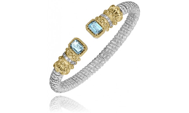 Vahan 14k Gold & Sterling Silver Sky Blue Topaz Bracelet