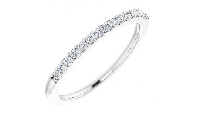 14K White 1/5 CTW Diamond Anniversary Band