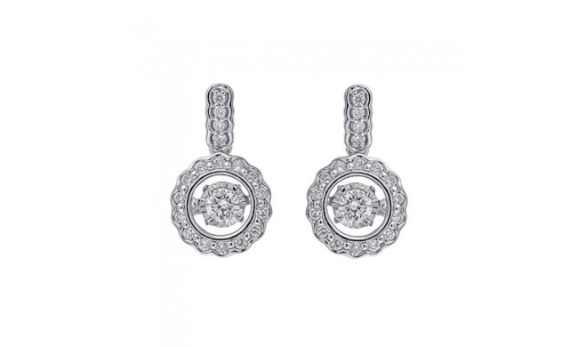 Gems One 14Kt White Gold Diamond (1/3Ctw) Earring
