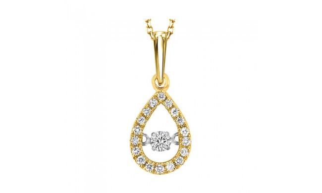 Gems One 10Kt Yellow Gold Diamond (1/5Ctw) Pendant