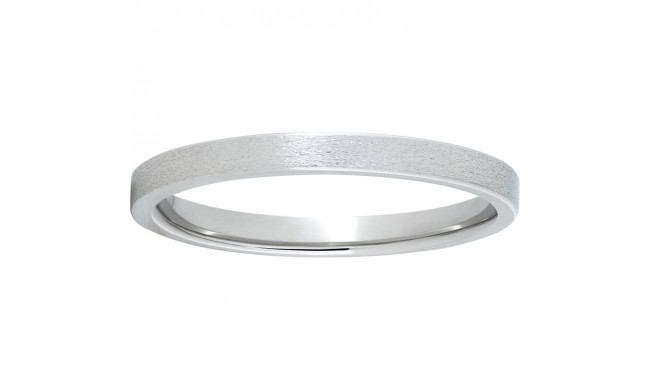 Serinium Pipe Cut Band with Stone Finish