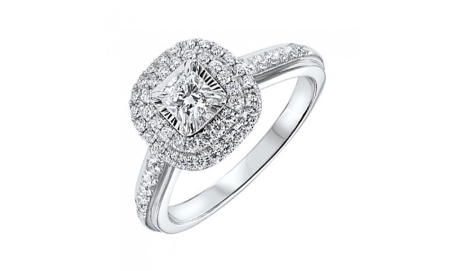 Gems One 14Kt White Gold Diamond(3/4Ctw) Ring