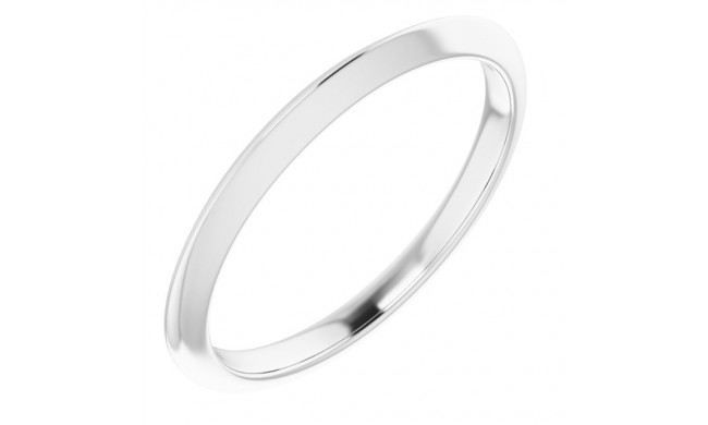 14K White Matching Band