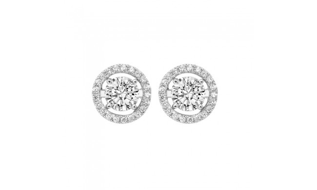 Gems One 14Kt White Gold Diamond (1/4Ctw) Earring