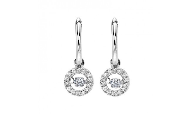 Gems One 10KT Yellow Gold & Diamond Rhythm Of Love Fashion Earrings  - 1/4 ctw