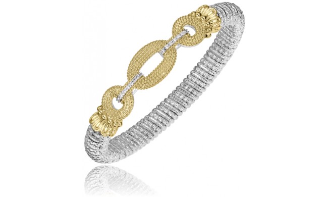 Vahan 14k Gold & Sterling Silver Diamond Bracelet