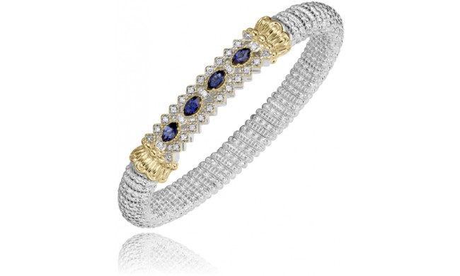 Vahan 14k Gold & Sterling Silver Iolite Bracelet