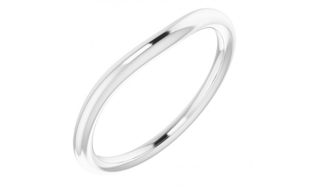 14K White Band