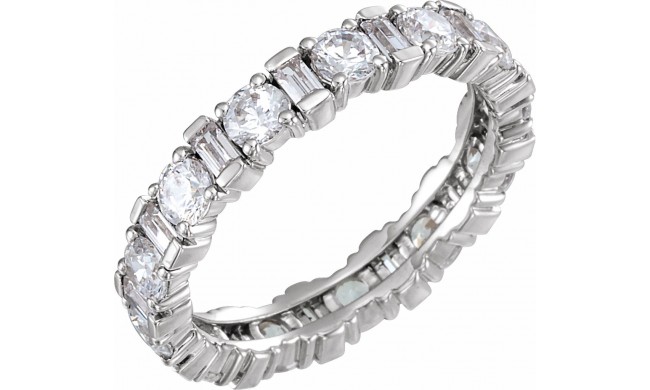 14K White 2 1/6 CTW Diamond Eternity Band