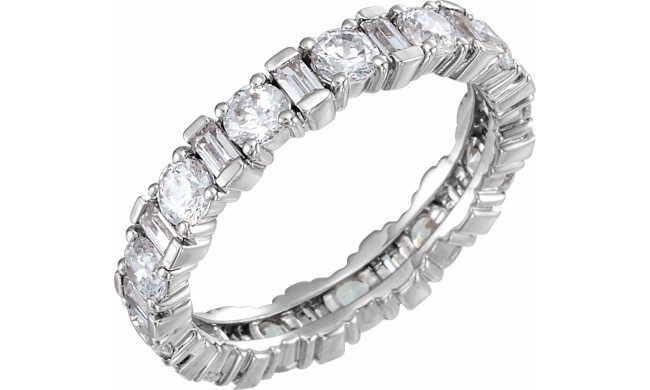 14K White 2 1/6 CTW Diamond Eternity Band