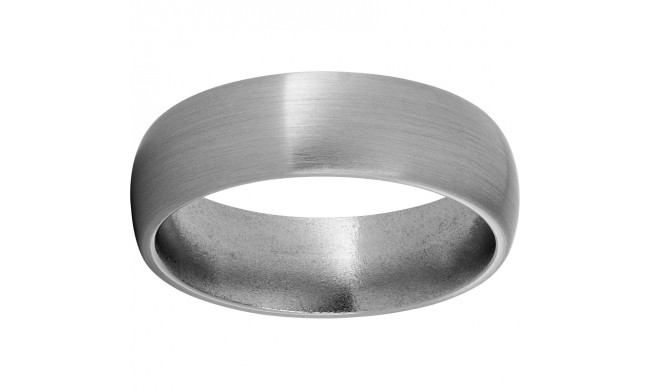 Titanium Domed Band with Satin Finish