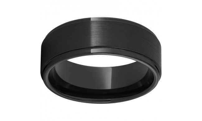 Black Diamond Ceramic Grooved Edge Band with Satin Finish