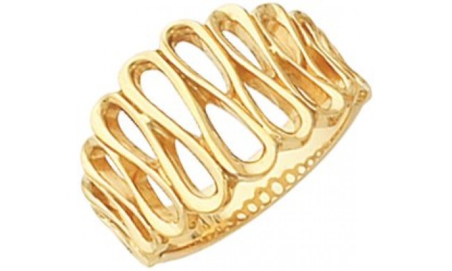 14K Yellow Freeform Ring