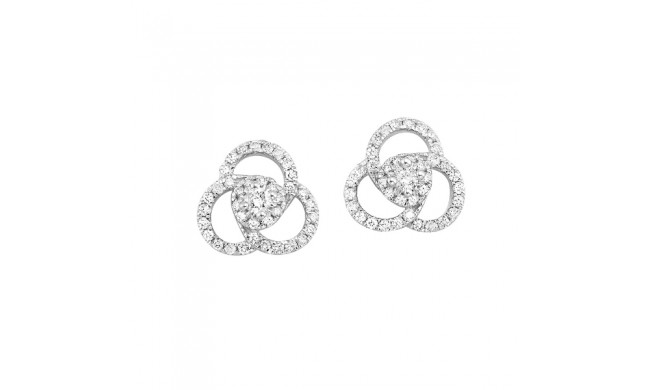Gems One 14Kt White Gold Diamond (1/3Ctw) Earring