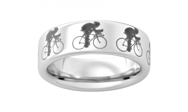 Serinium Pipe Cut Band with Bike1 Laser Engraving