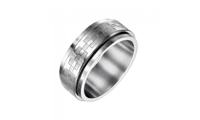 Gems One Tungsten Mens Steel Band