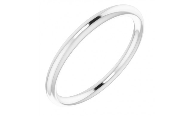 14K White Band