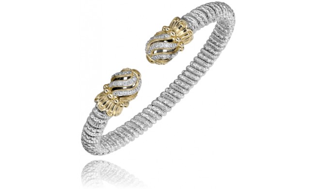 Vahan 14k Gold & Sterling Silver Diamond Bracelet