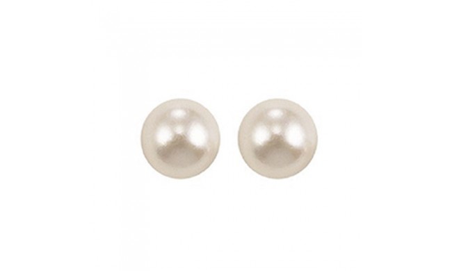 Gems One 14Kt White Gold Pearl (1 Ctw) Earring