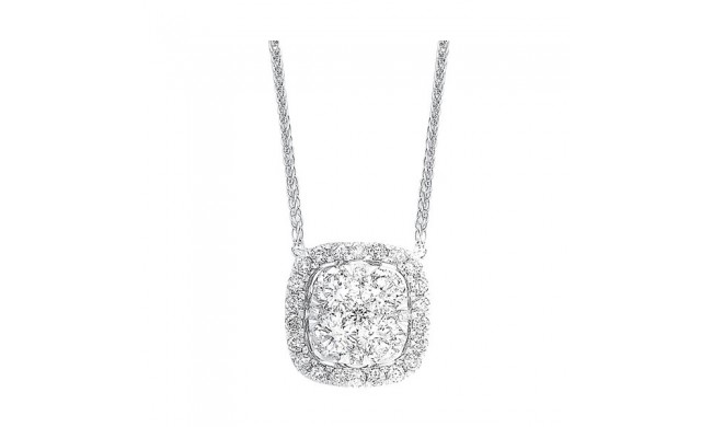 Gems One 14Kt White Gold Diamond (1/4Ctw) Necklace
