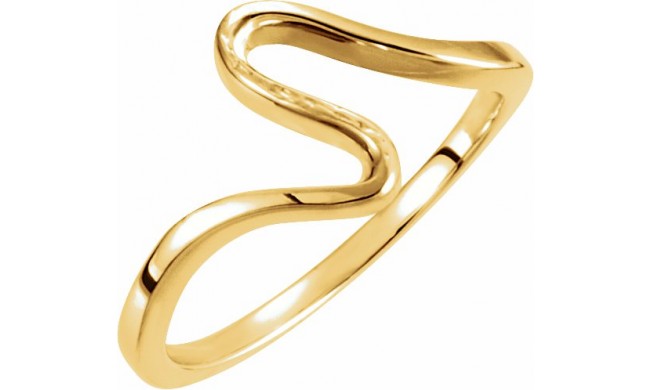 14K Yellow Metal Fashion Ring