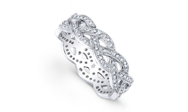 Beverley K 18k White Gold Diamond Band