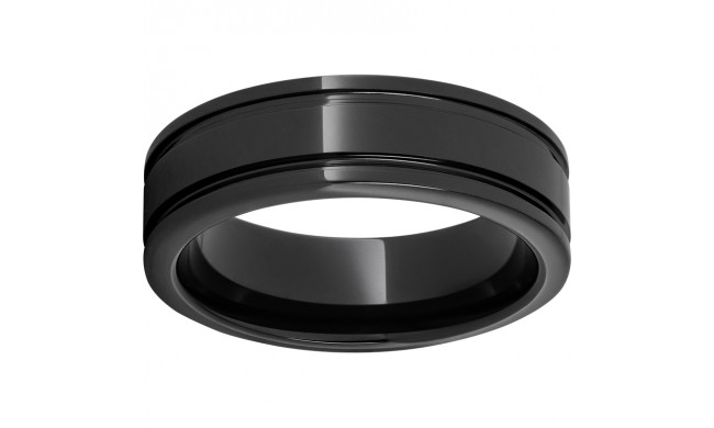 Black Diamond Ceramic  Rounded Edge Band