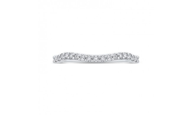 Shah Luxury Round Diamond Wedding Band In 14K White Gold