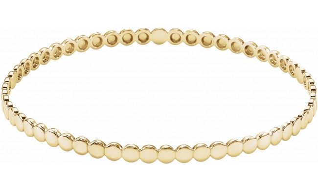 14K Yellow Bangle Bracelet