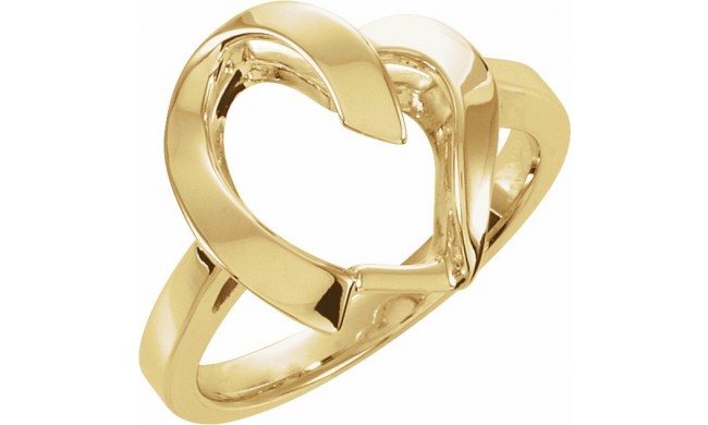 14K Yellow Freeform Remount Ring