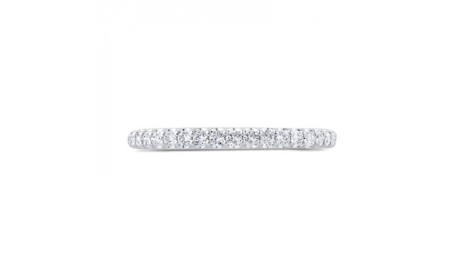 Shah Luxury 14K White Gold Diamond Wedding Band