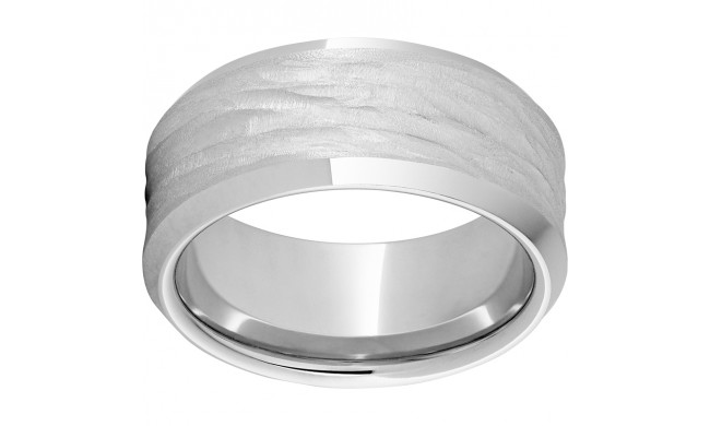 Serinium 10mm Beveled Edge Band with Bark Finish