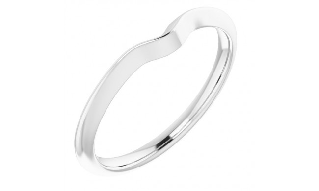 14K White Band